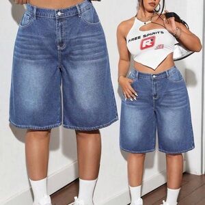 Blue Denim Women's Shorts
